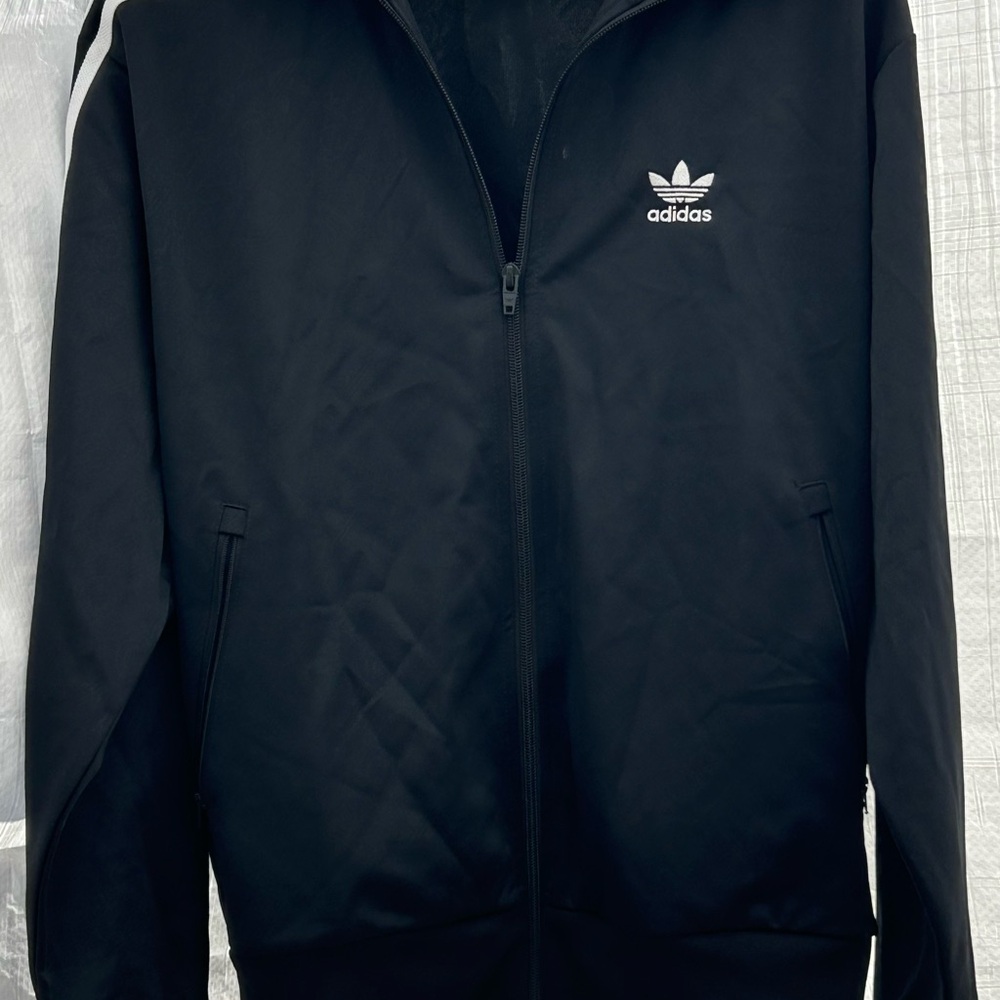 Adidas Black Jacket with Logo